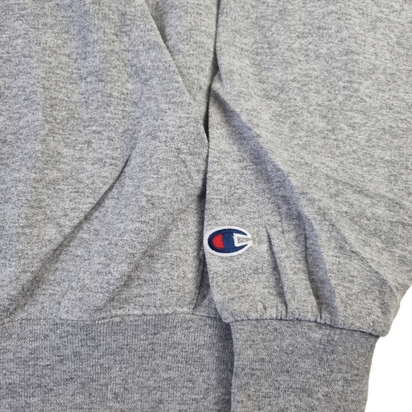 Champion Clemson Hoodie USA Hooded Sweatshirt Grey Embroidered Mens Size Small. - Picture 7 of 9